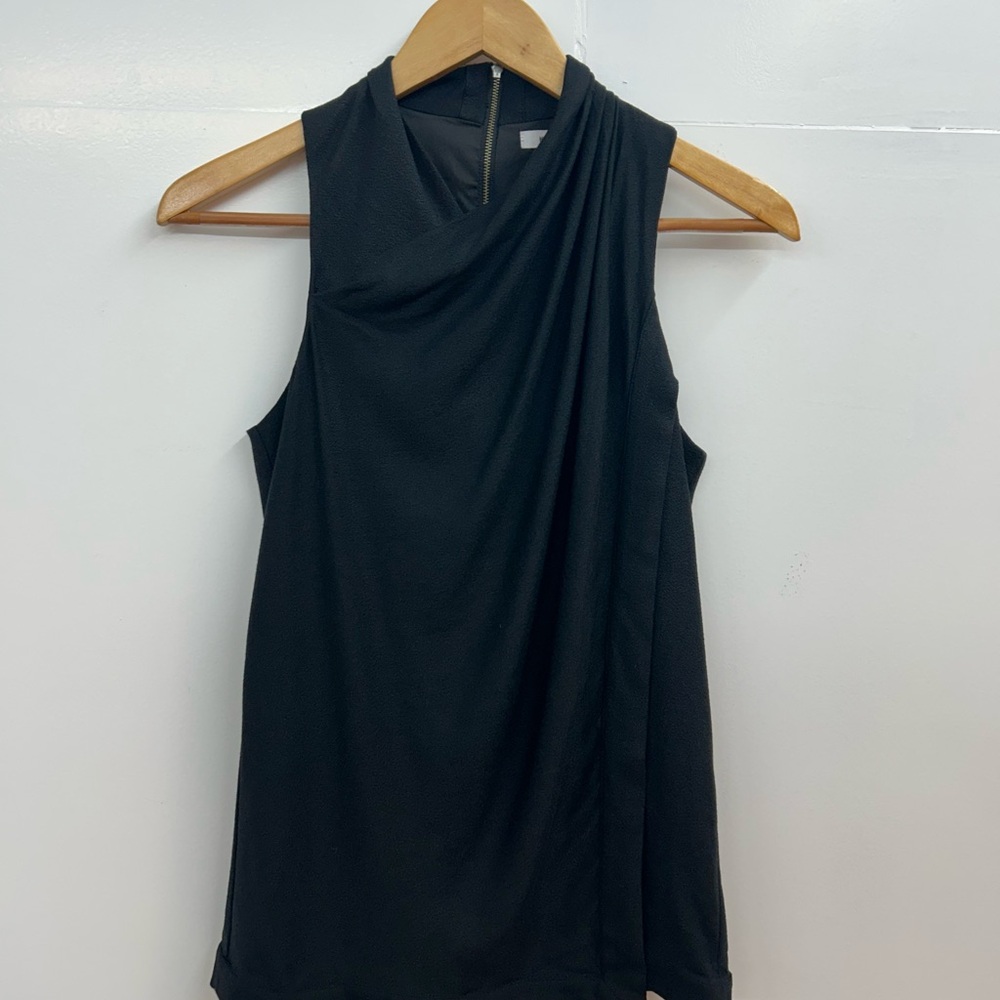Helmut Lang Black Textured Top
